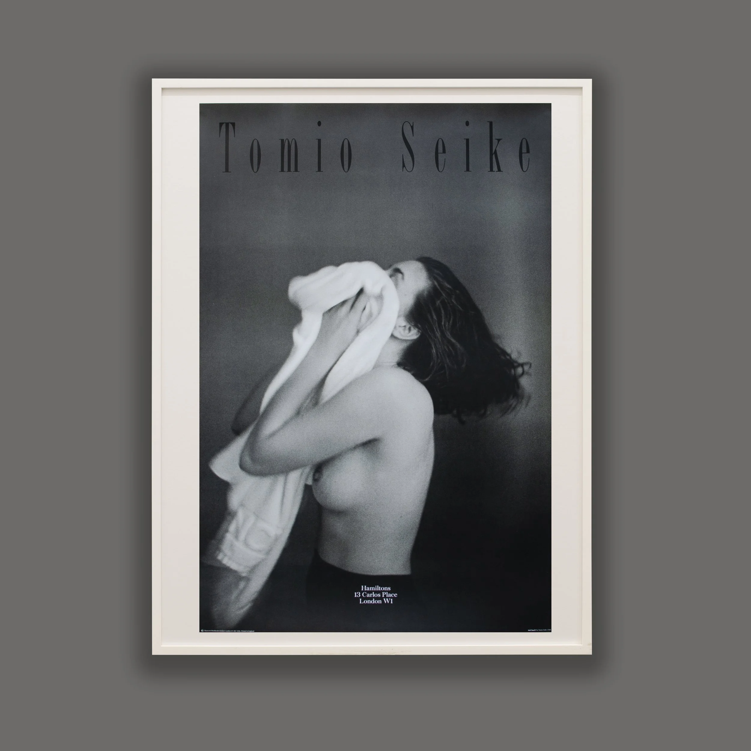 Tomio Seike, Zoe with Towel, Paris, November 1984 [Poster